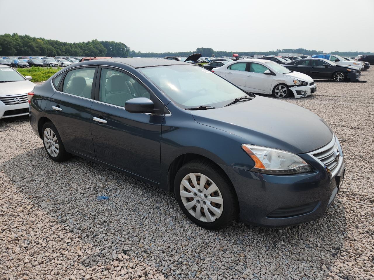 2013 Nissan Sentra S Blue vin: 3N1AB7AP2DL794112