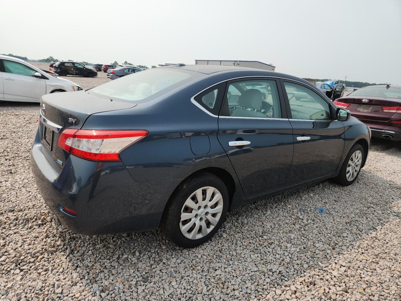 2013 Nissan Sentra S Blue vin: 3N1AB7AP2DL794112