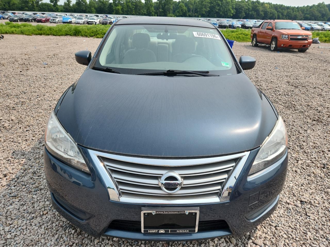 2013 Nissan Sentra S Blue vin: 3N1AB7AP2DL794112