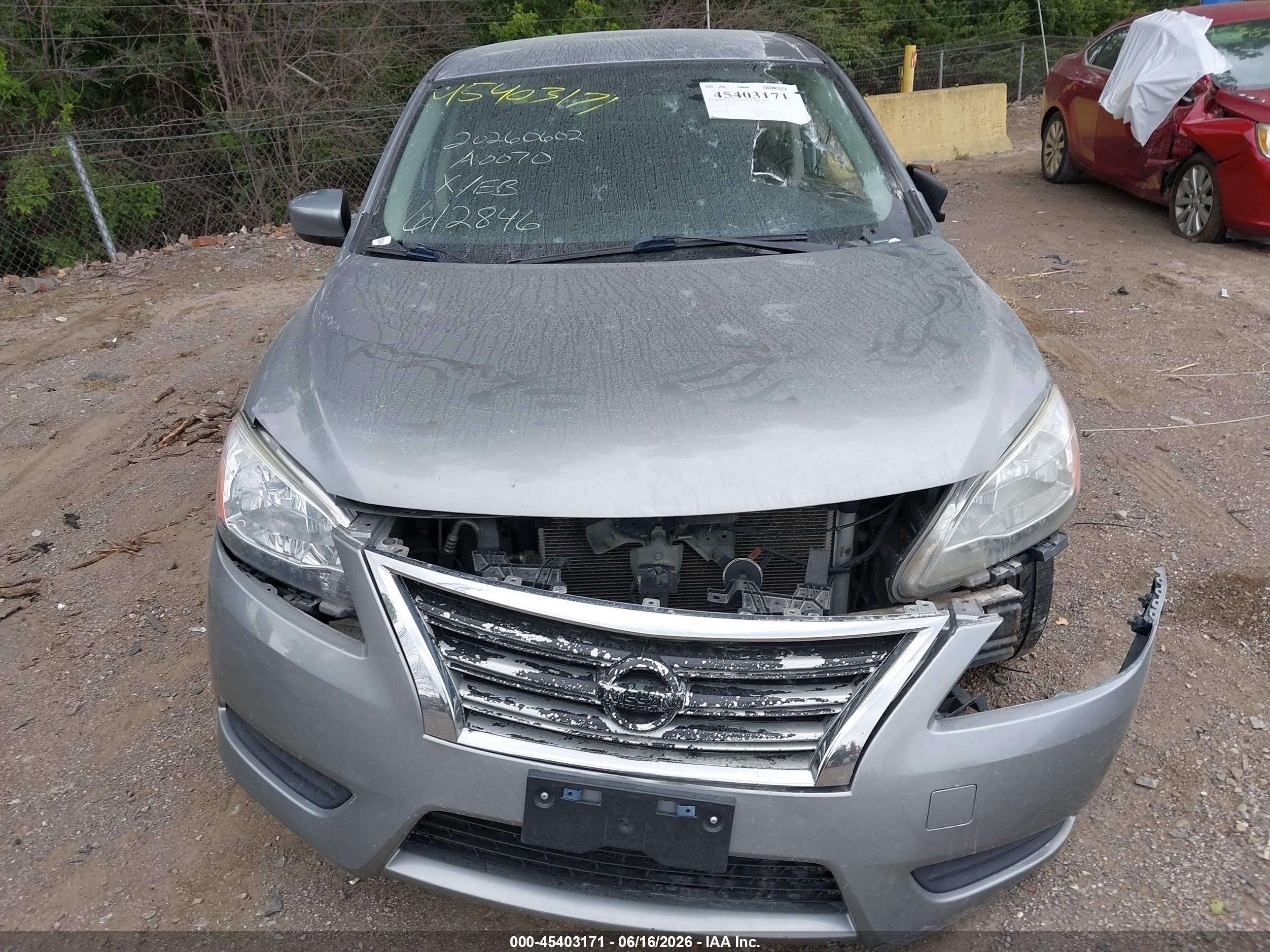 2014 Nissan Sentra Sr Silver vin: 3N1AB7AP2EL612846