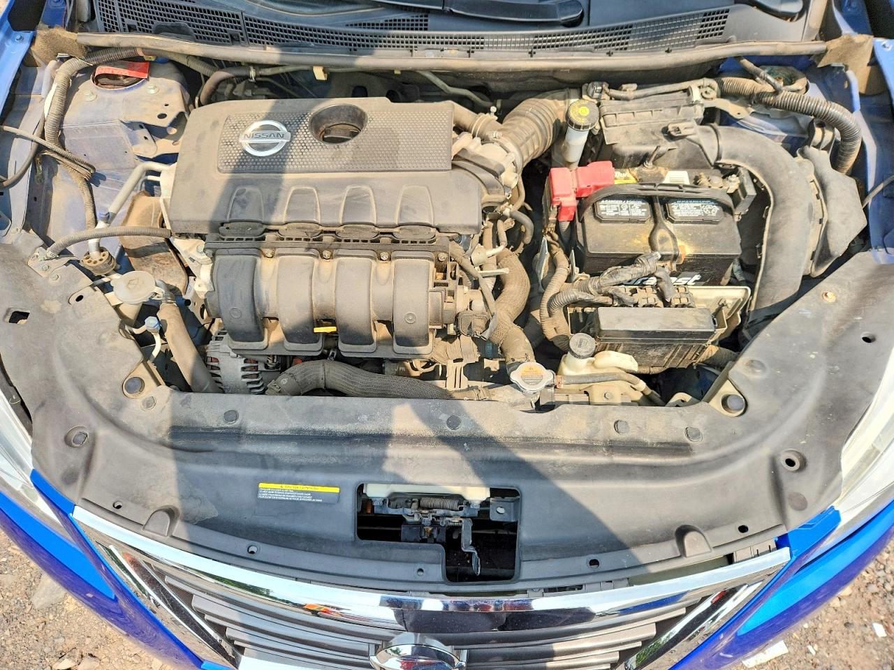 2014 Nissan Sentra Sr Blue vin: 3N1AB7AP2EL615438