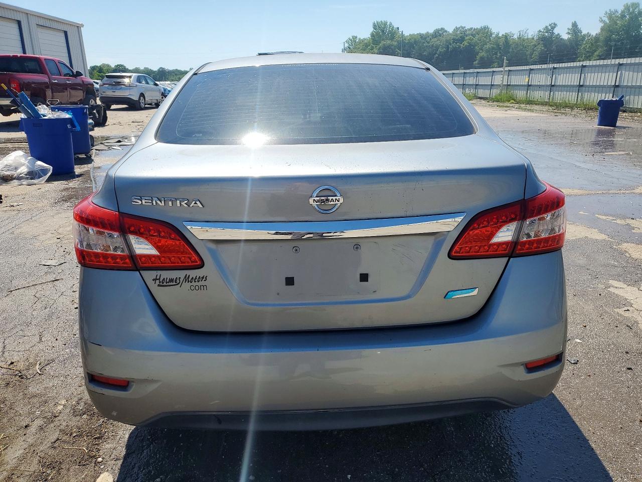 2014 Nissan Sentra S Silver vin: 3N1AB7AP2EL625256
