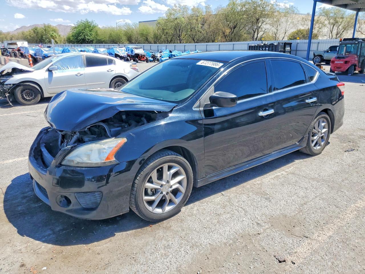 2014 Nissan Sentra Sr Black vin: 3N1AB7AP2EL634684