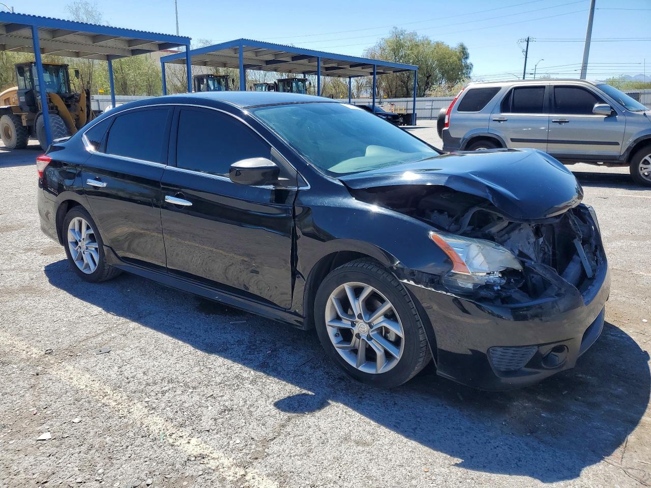 2014 Nissan Sentra Sr Black vin: 3N1AB7AP2EL634684