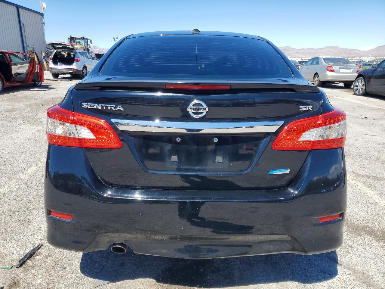 2014 Nissan Sentra Sr Black vin: 3N1AB7AP2EL634684