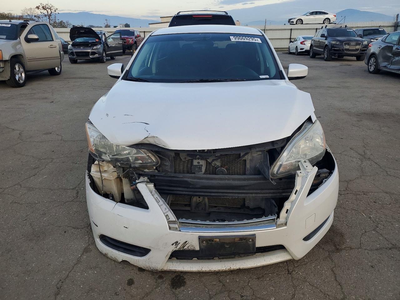 2014 Nissan Sentra S White vin: 3N1AB7AP2EL634944