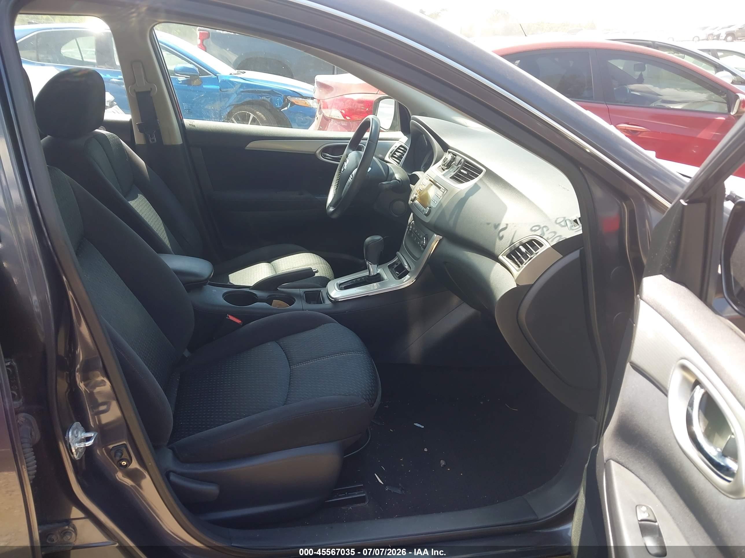 2014 Nissan Sentra Sr Gray vin: 3N1AB7AP2EL643756