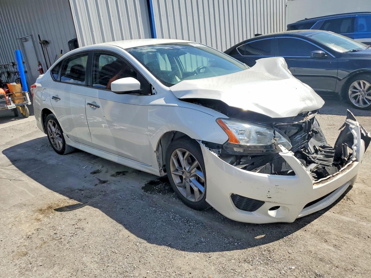 2014 Nissan Sentra Sr White vin: 3N1AB7AP2EL643787