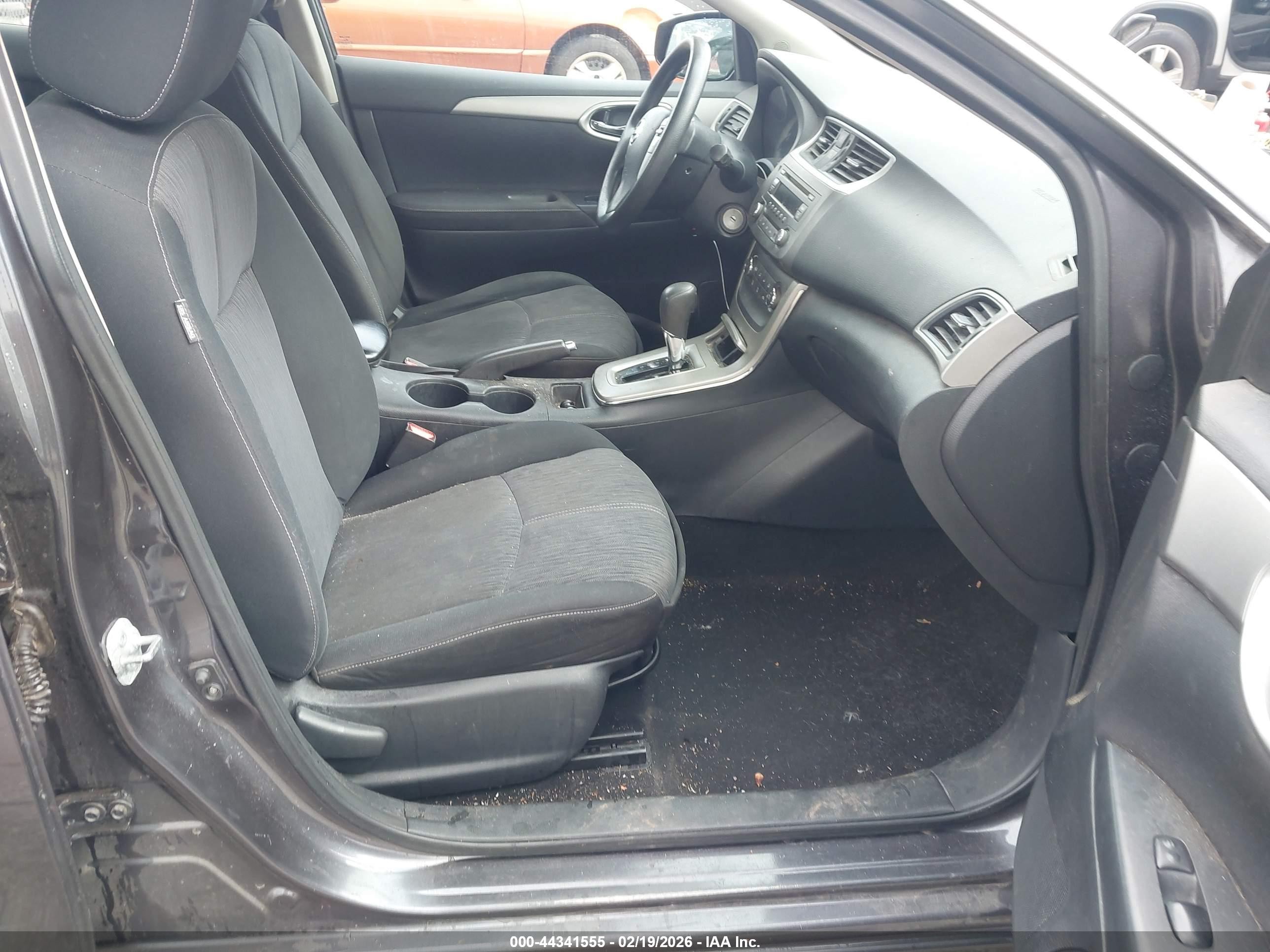 2014 Nissan Sentra Sv Gray vin: 3N1AB7AP2EL658712