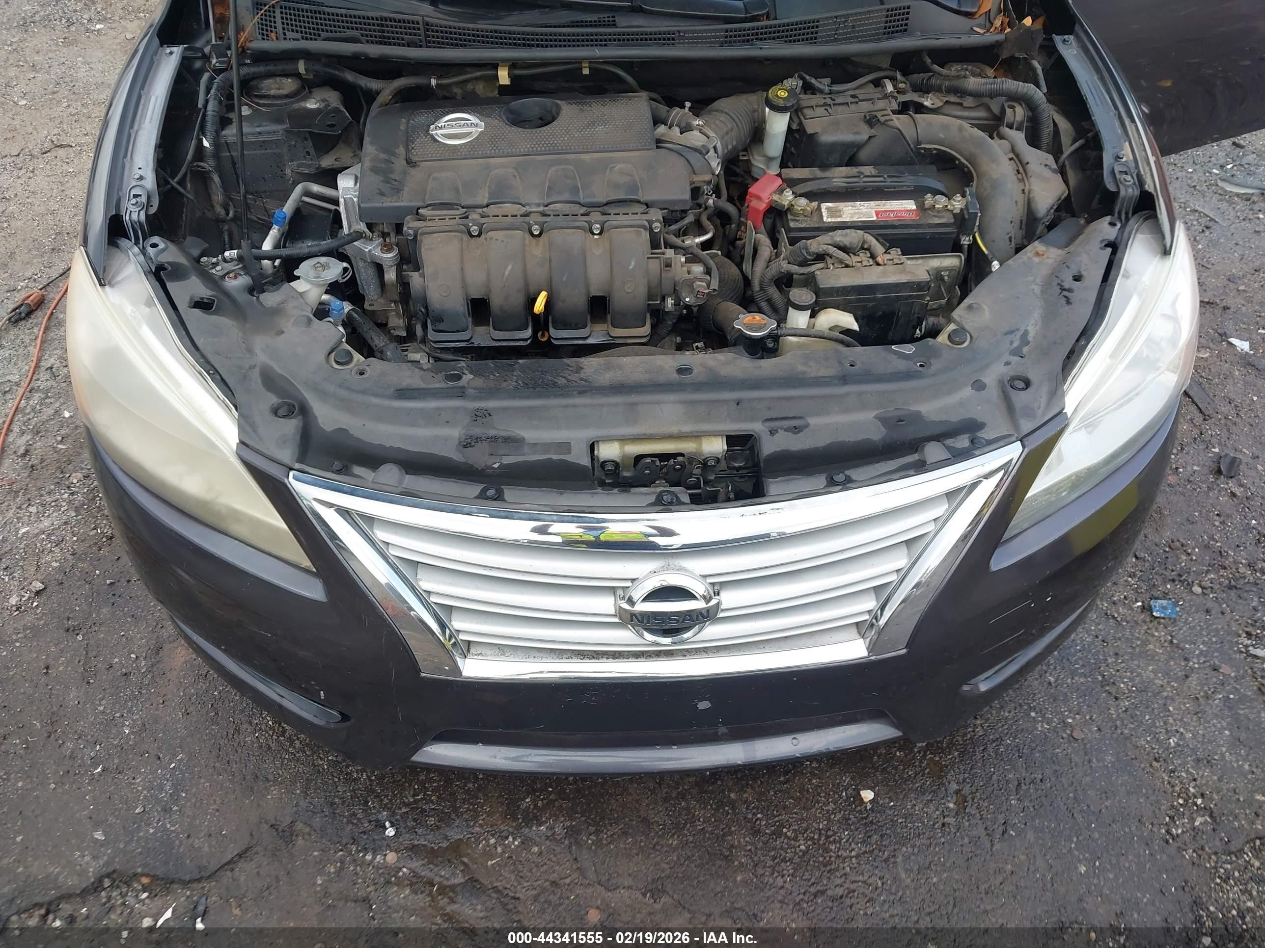 2014 Nissan Sentra Sv Gray vin: 3N1AB7AP2EL658712
