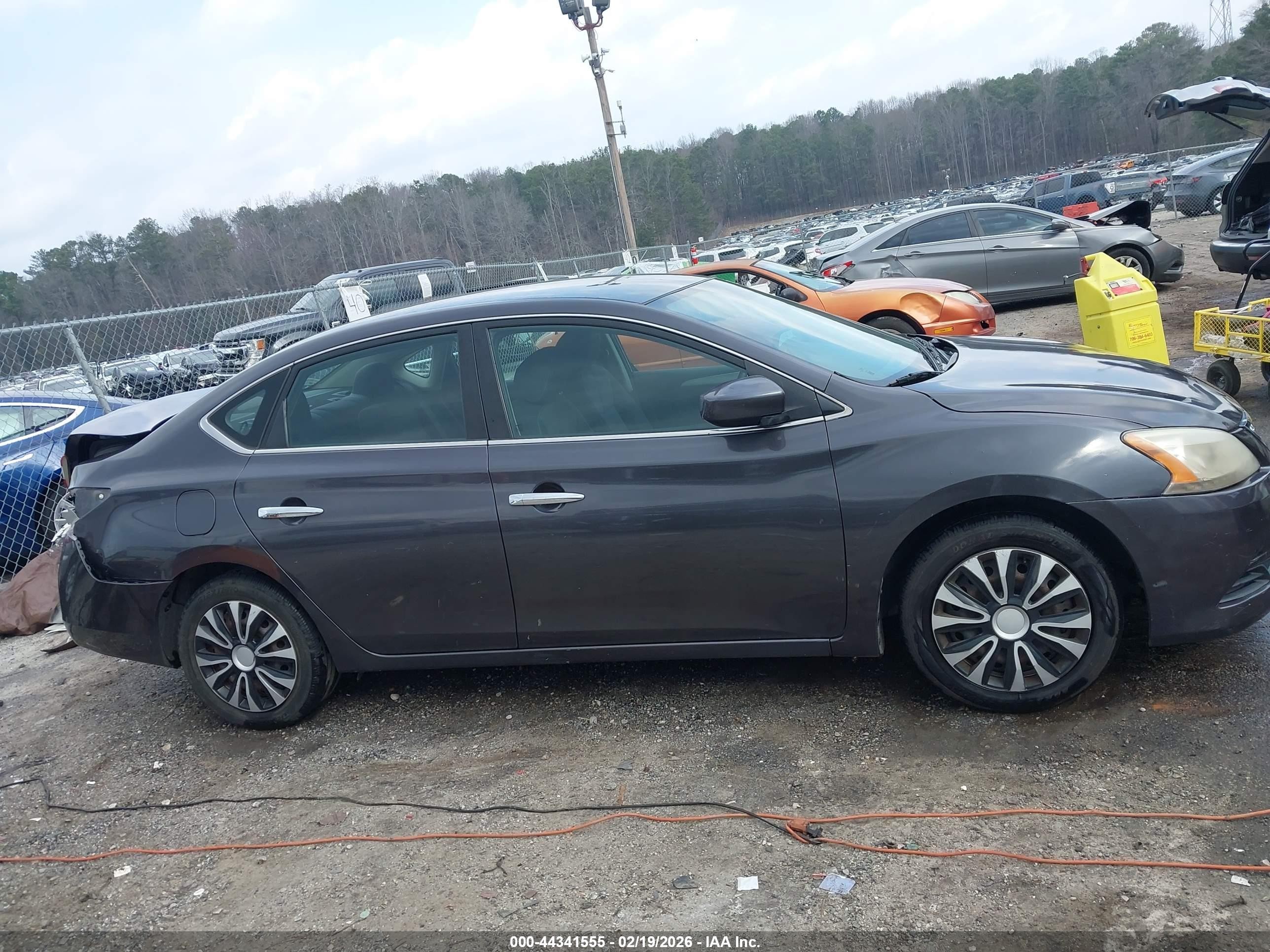 2014 Nissan Sentra Sv Gray vin: 3N1AB7AP2EL658712