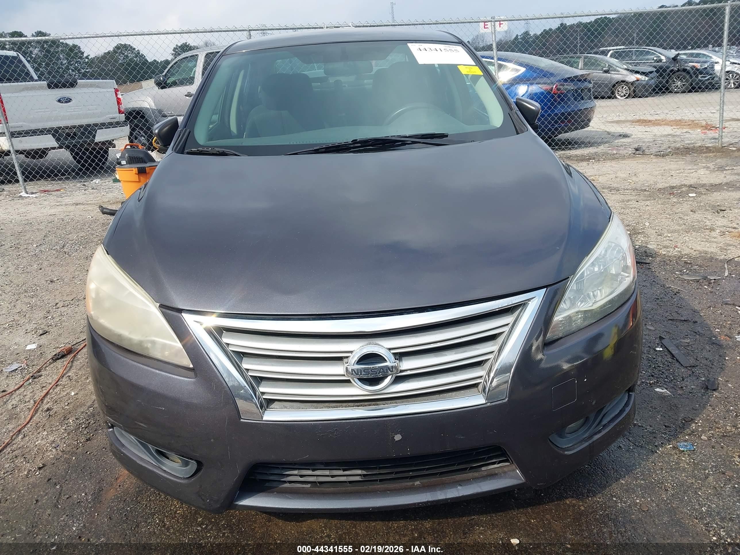 2014 Nissan Sentra Sv Gray vin: 3N1AB7AP2EL658712