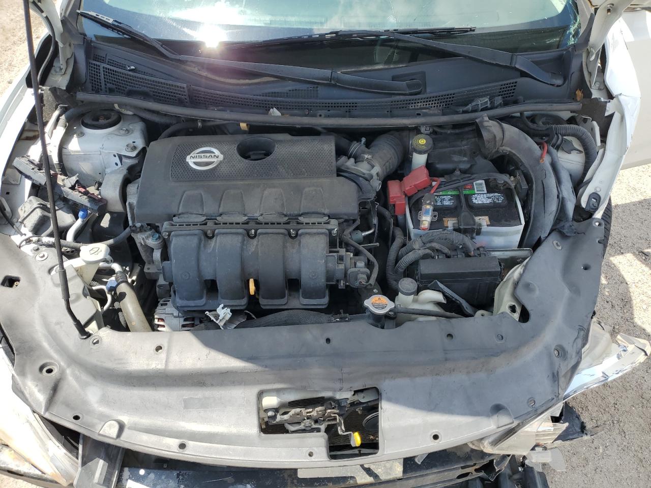 2014 Nissan Sentra S Белый vin: 3N1AB7AP2EL661870