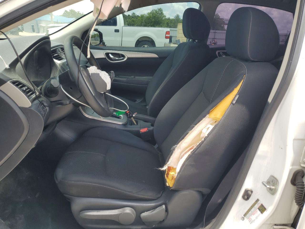 2014 Nissan Sentra S Белый vin: 3N1AB7AP2EL661870