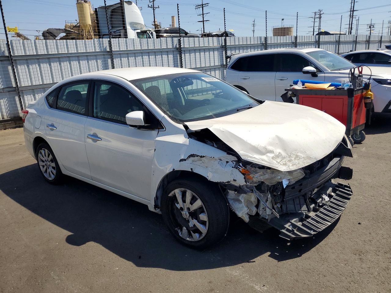 2014 Nissan Sentra S Manual White vin: 3N1AB7AP2EL663425