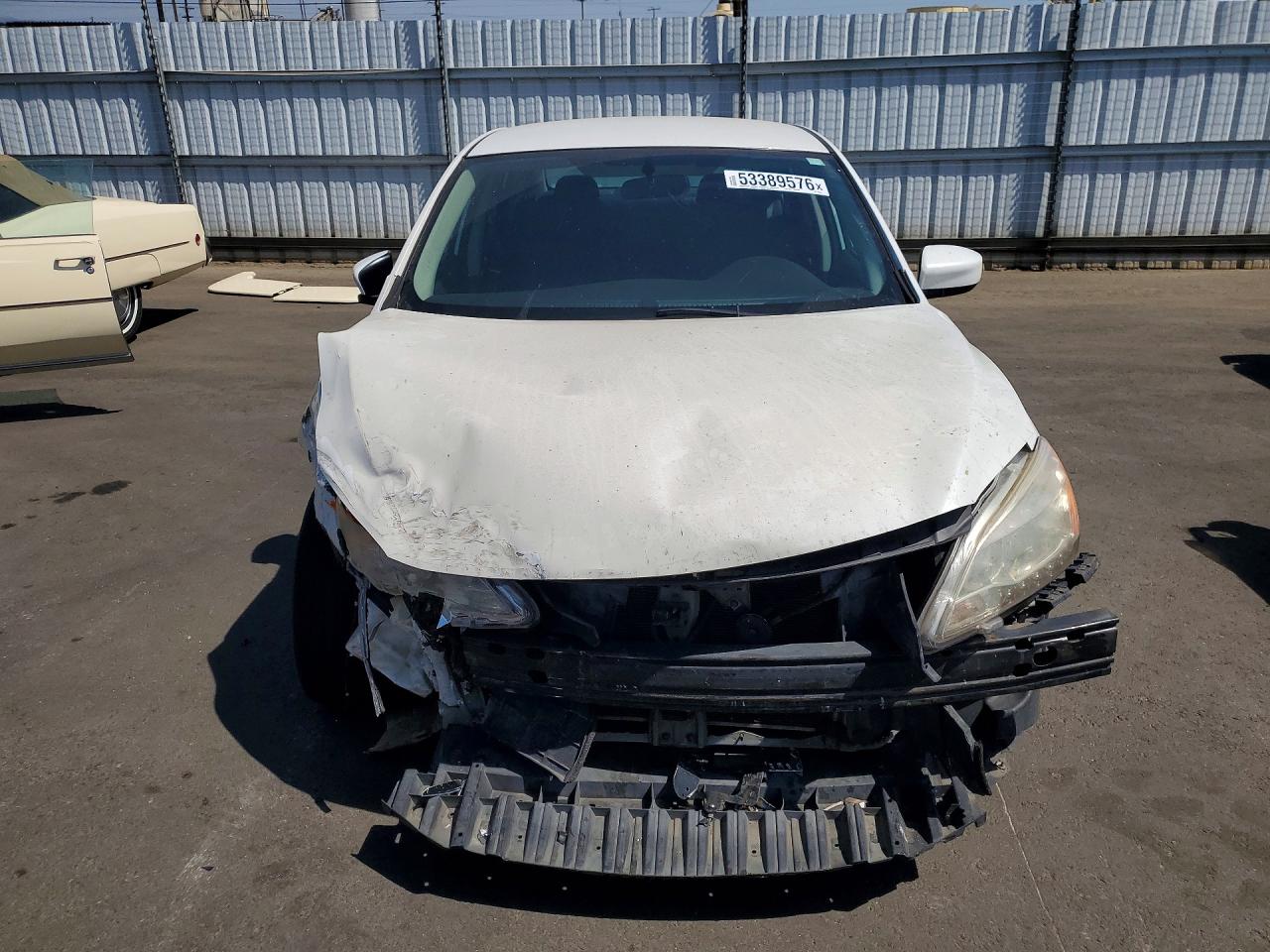 2014 Nissan Sentra S Manual White vin: 3N1AB7AP2EL663425
