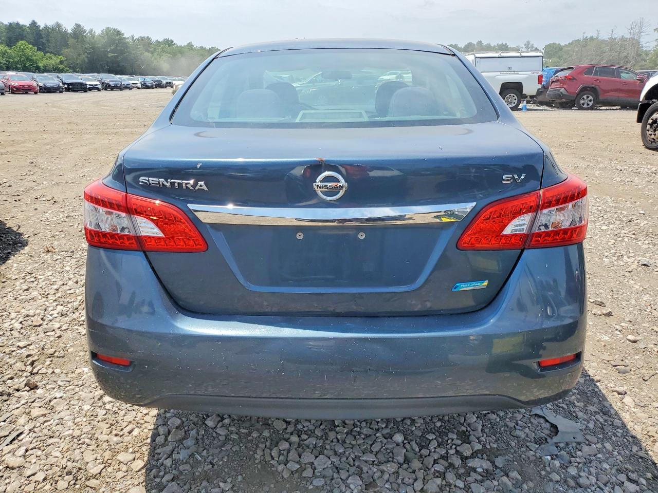 2014 Nissan Sentra S Blue vin: 3N1AB7AP2EL667362