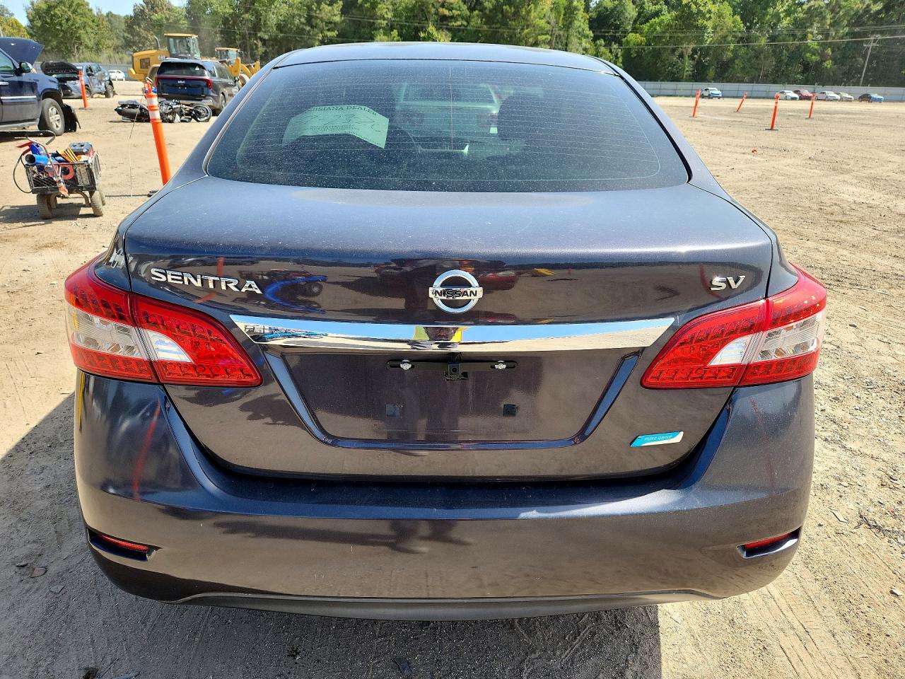 2014 Nissan Sentra Sv Gray vin: 3N1AB7AP2EL670732