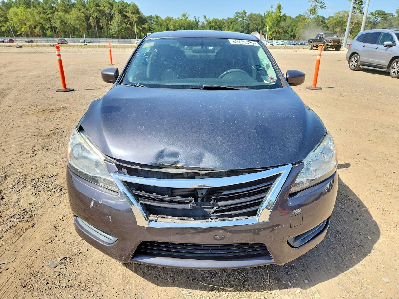 2014 Nissan Sentra Sv Gray vin: 3N1AB7AP2EL670732