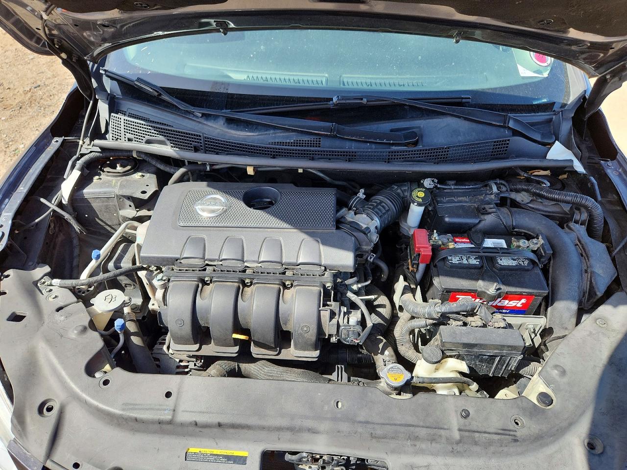 2014 Nissan Sentra Sv Gray vin: 3N1AB7AP2EL670732