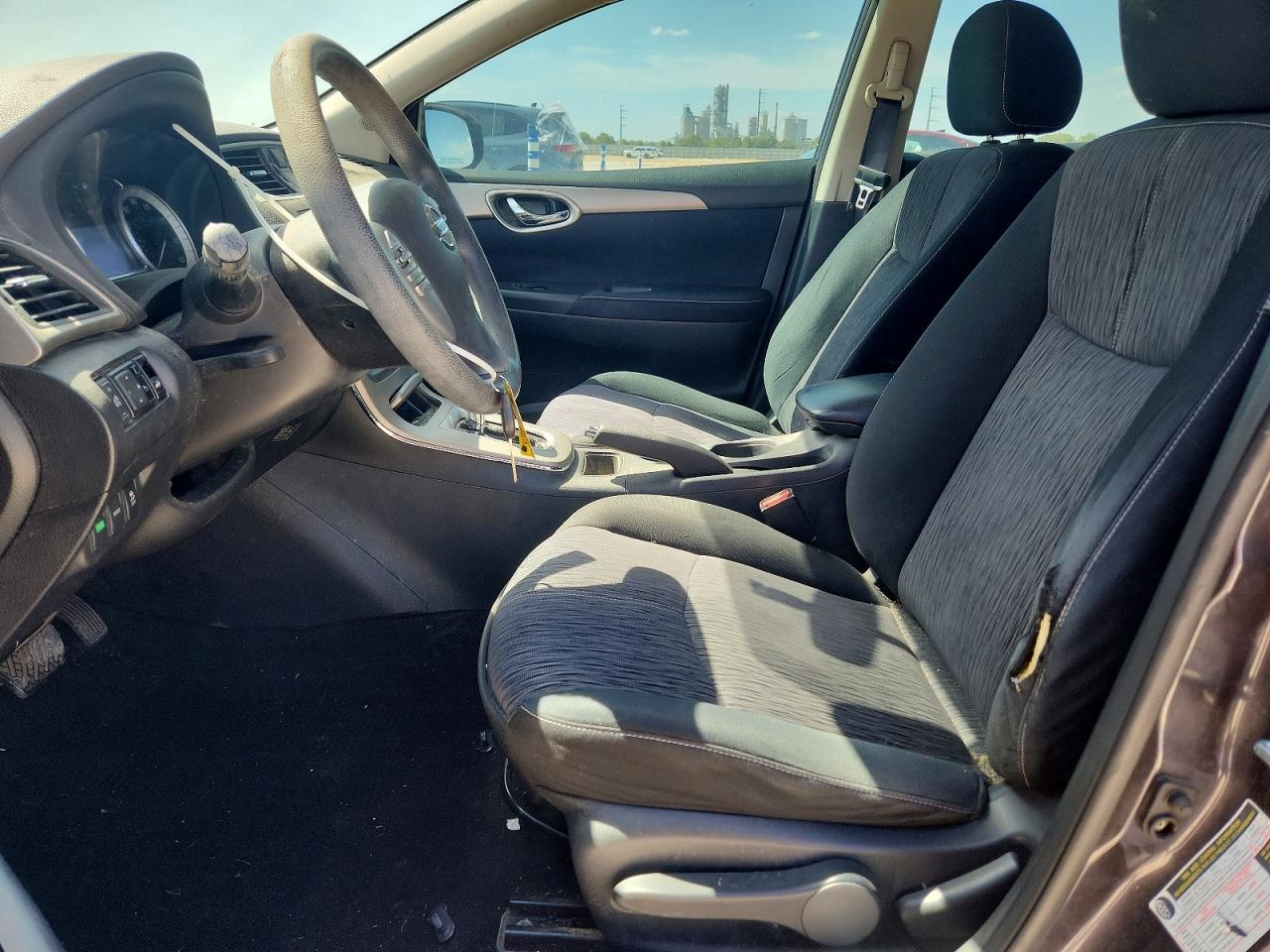 2014 Nissan Sentra Sv Gray vin: 3N1AB7AP2EL673338
