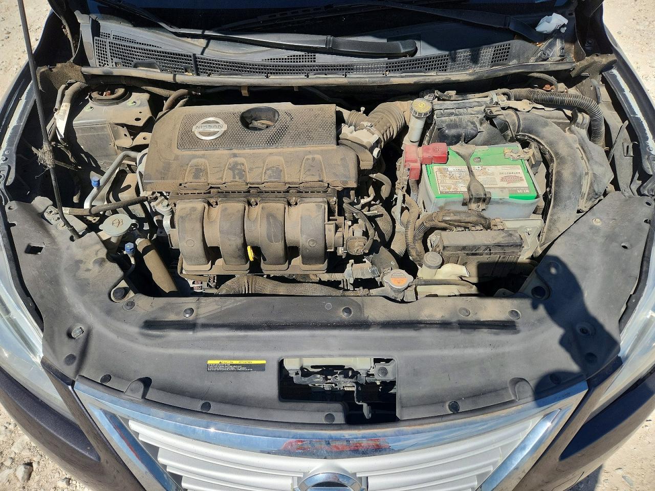 2014 Nissan Sentra Sv Gray vin: 3N1AB7AP2EL673338