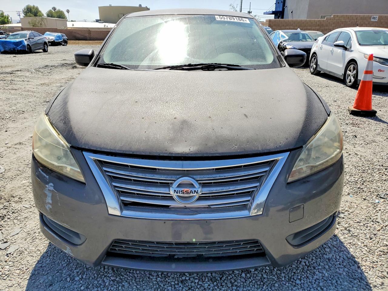 2014 Nissan Sentra S Charcoal vin: 3N1AB7AP2EL678877
