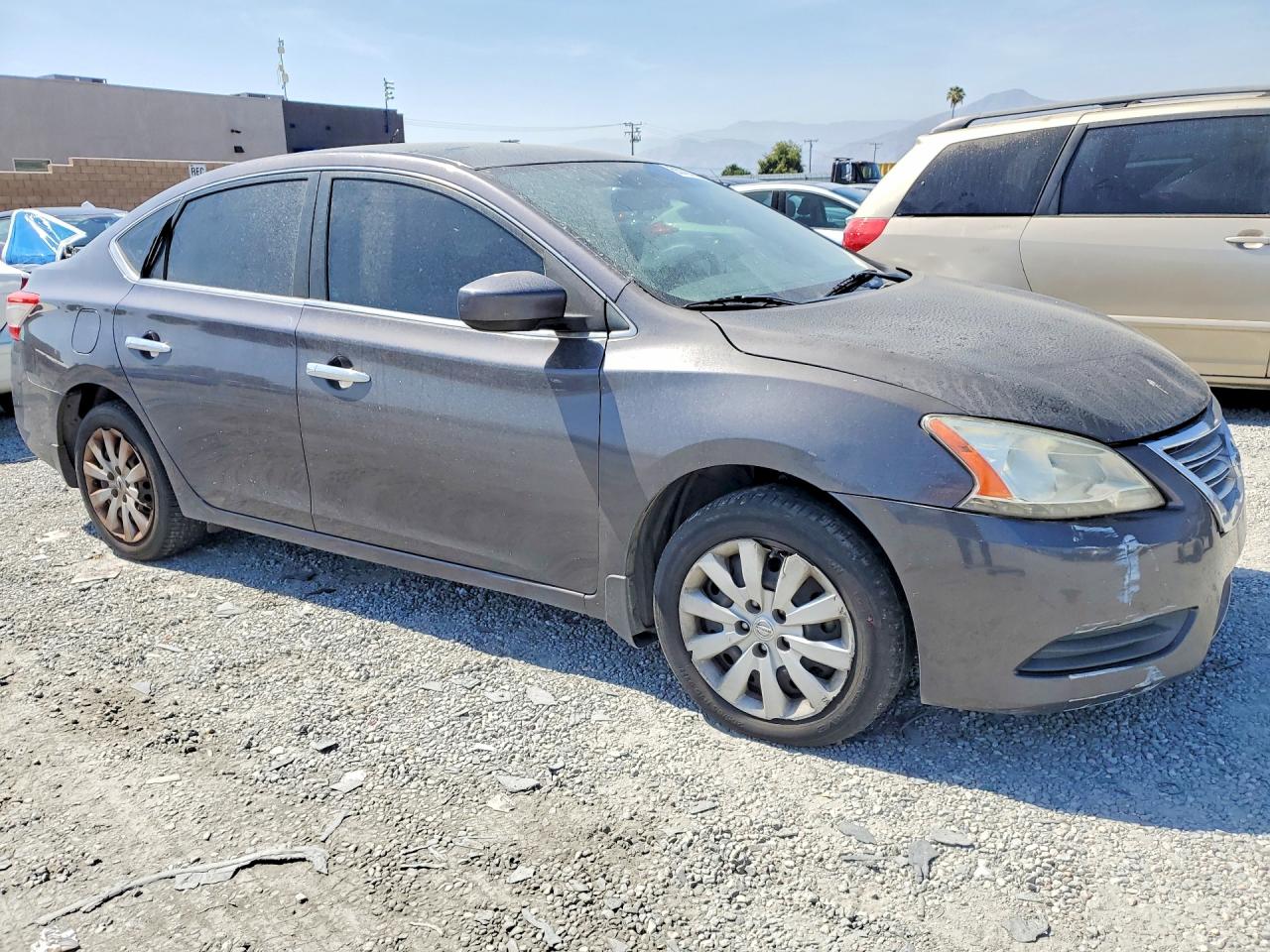 2014 Nissan Sentra S Charcoal vin: 3N1AB7AP2EL678877