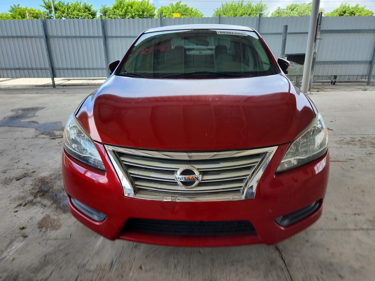 2014 Nissan Sentra Sv Red vin: 3N1AB7AP2EL680869