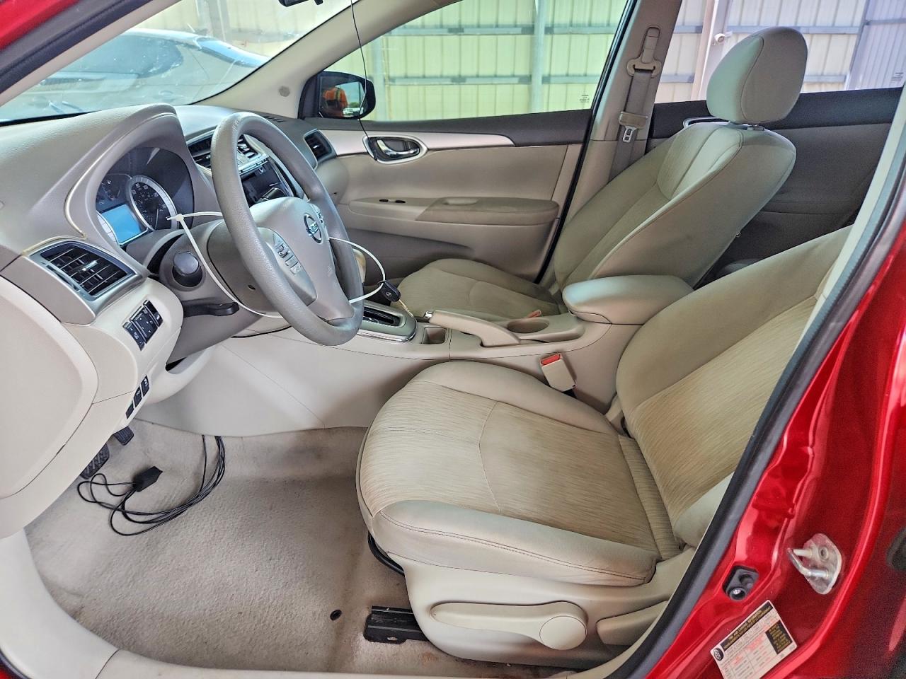 2014 Nissan Sentra Sv Red vin: 3N1AB7AP2EL680869