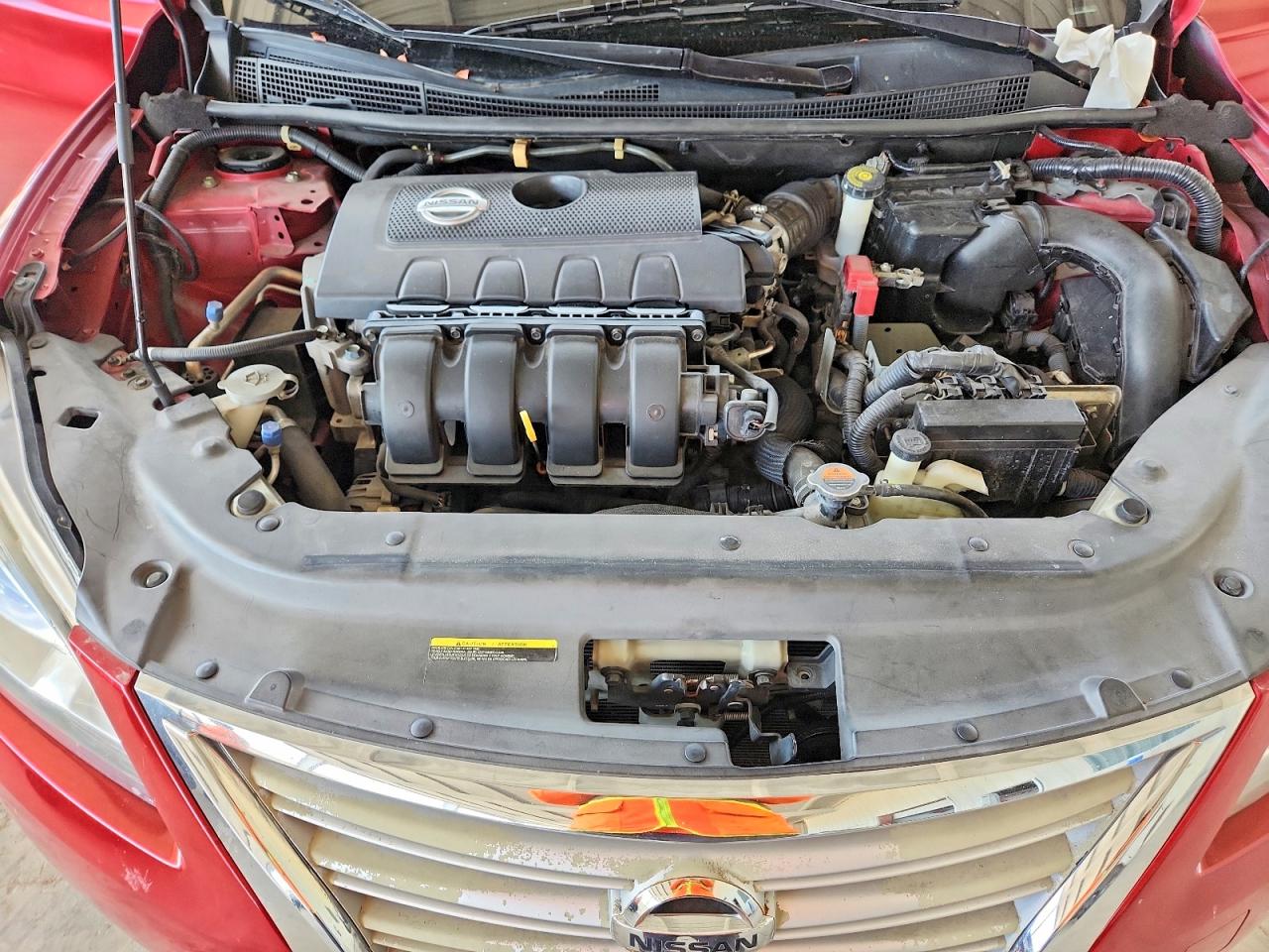 2014 Nissan Sentra Sv Red vin: 3N1AB7AP2EL680869