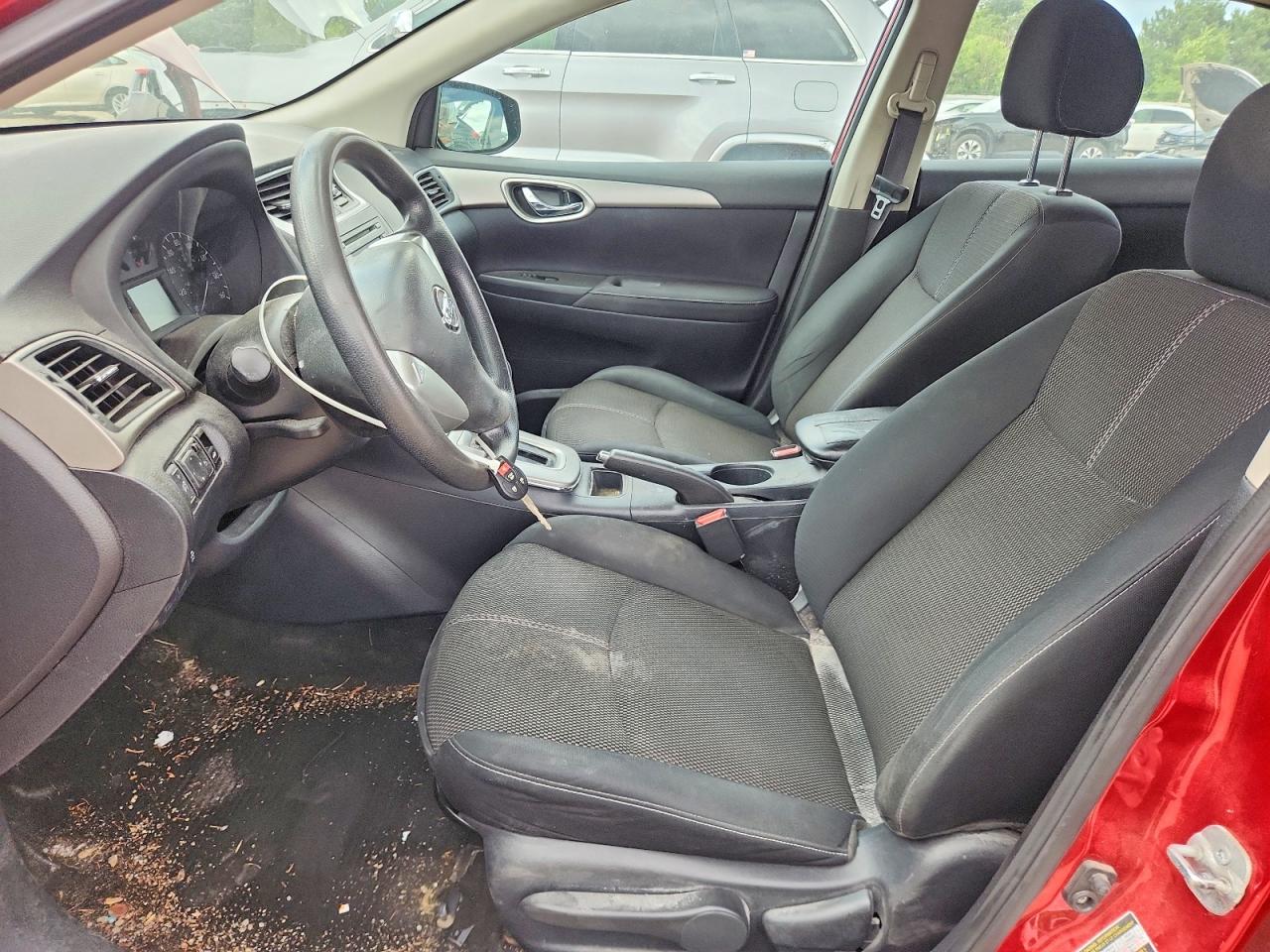 2014 Nissan Sentra S Red vin: 3N1AB7AP2EL686235