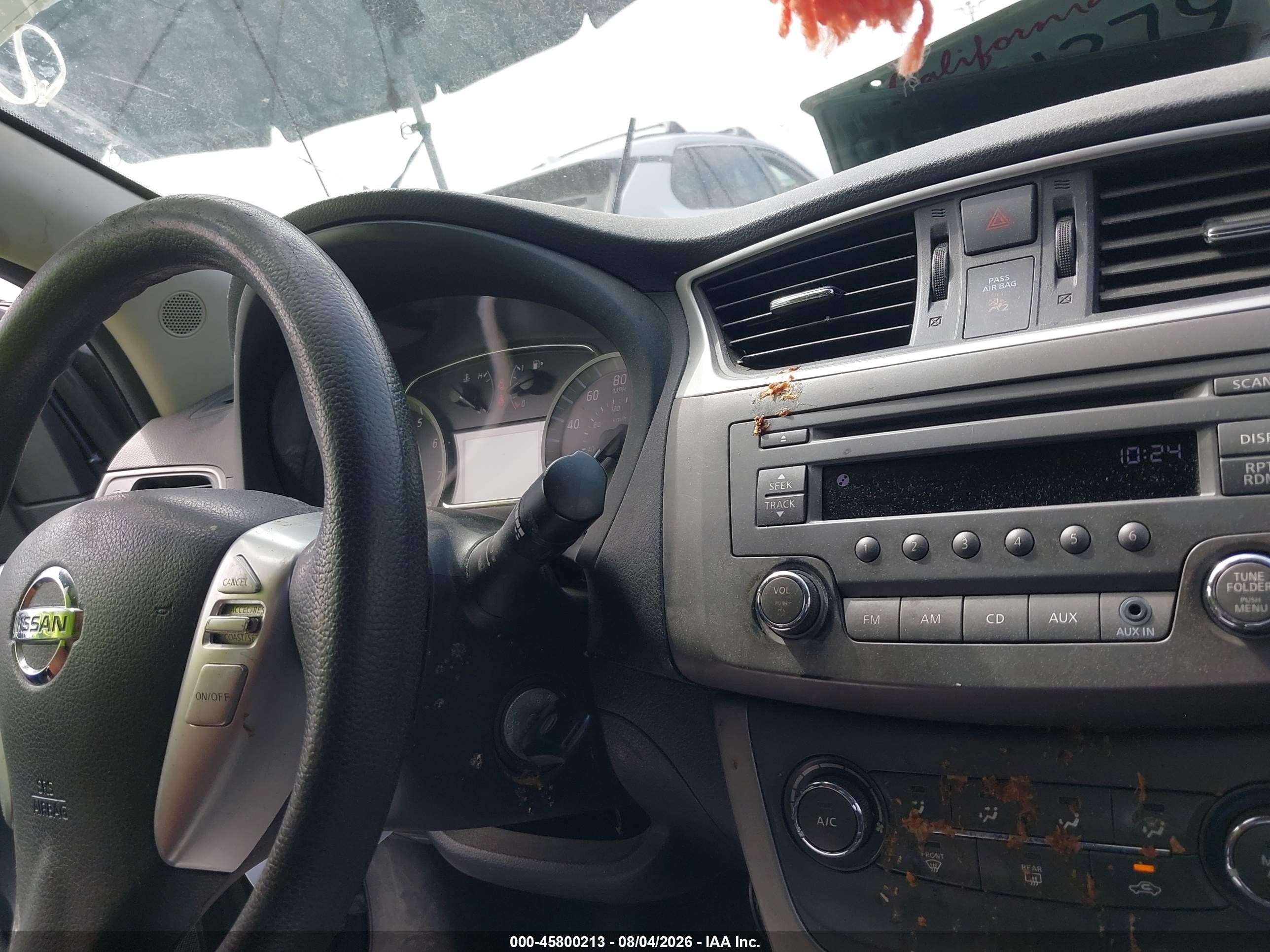 2014 Nissan Sentra Sv Gray vin: 3N1AB7AP2EL694738