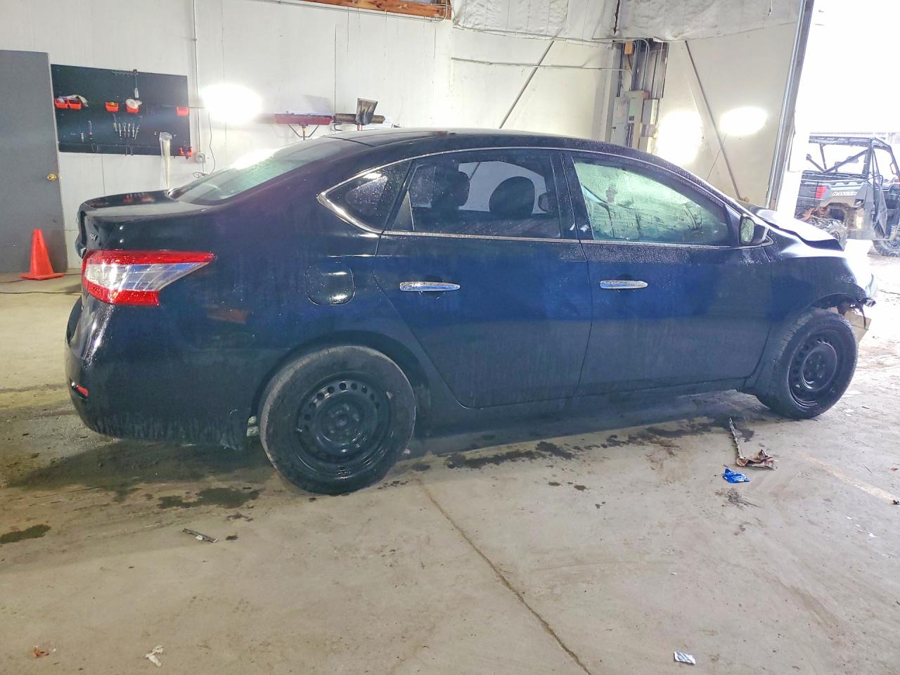 2014 Nissan Sentra Sv Black vin: 3N1AB7AP2EL695548