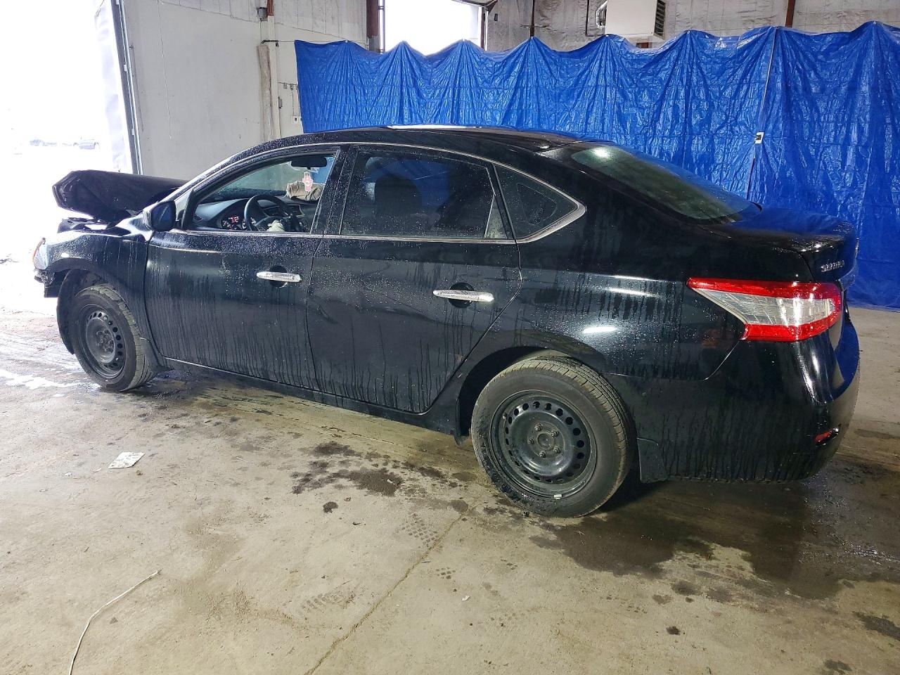 2014 Nissan Sentra Sv Black vin: 3N1AB7AP2EL695548