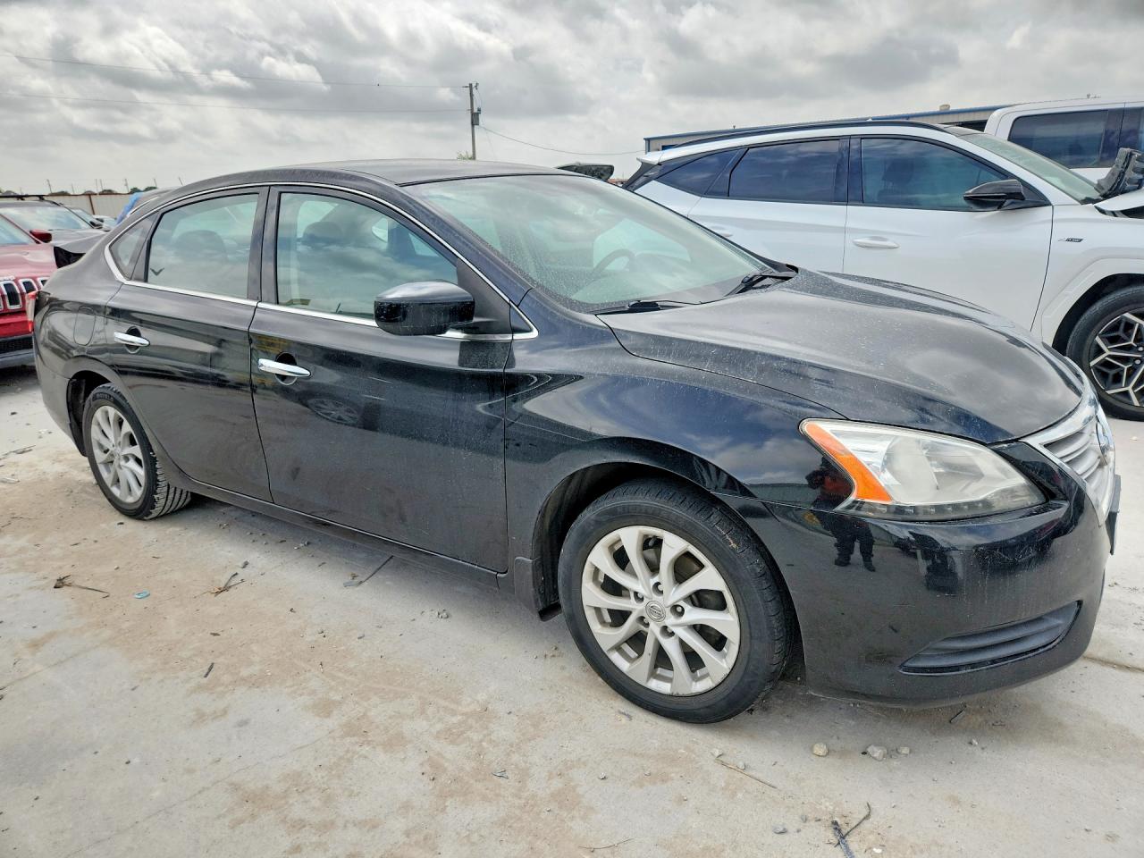 2014 Nissan Sentra Sv Black vin: 3N1AB7AP2EY200400
