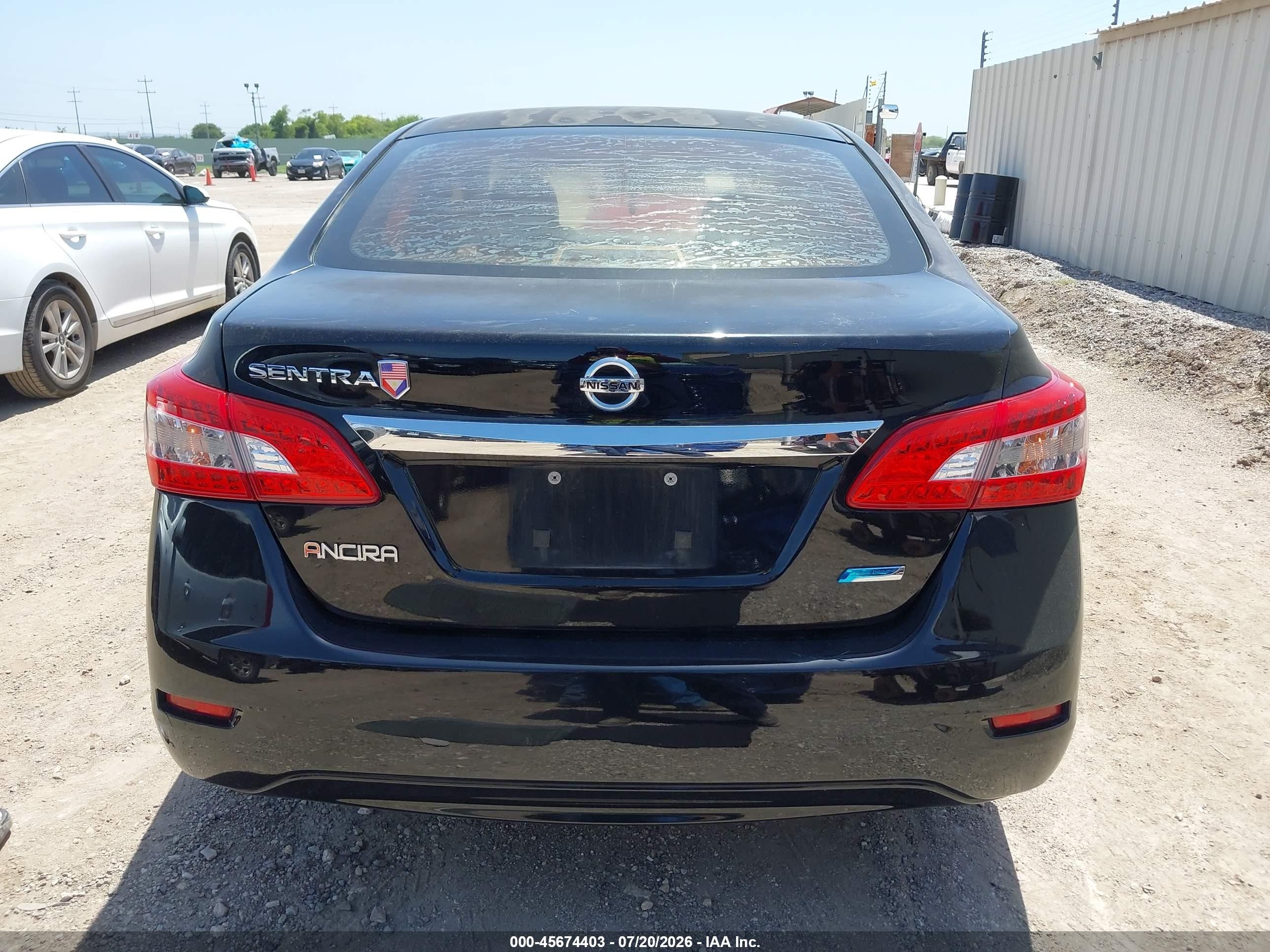 2014 Nissan Sentra S Черный vin: 3N1AB7AP2EY202891