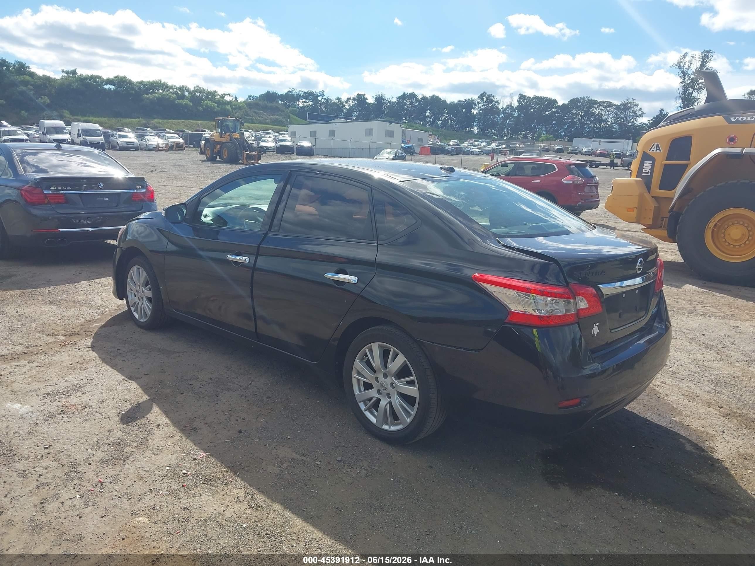 2014 Nissan Sentra Sl Черный vin: 3N1AB7AP2EY219948