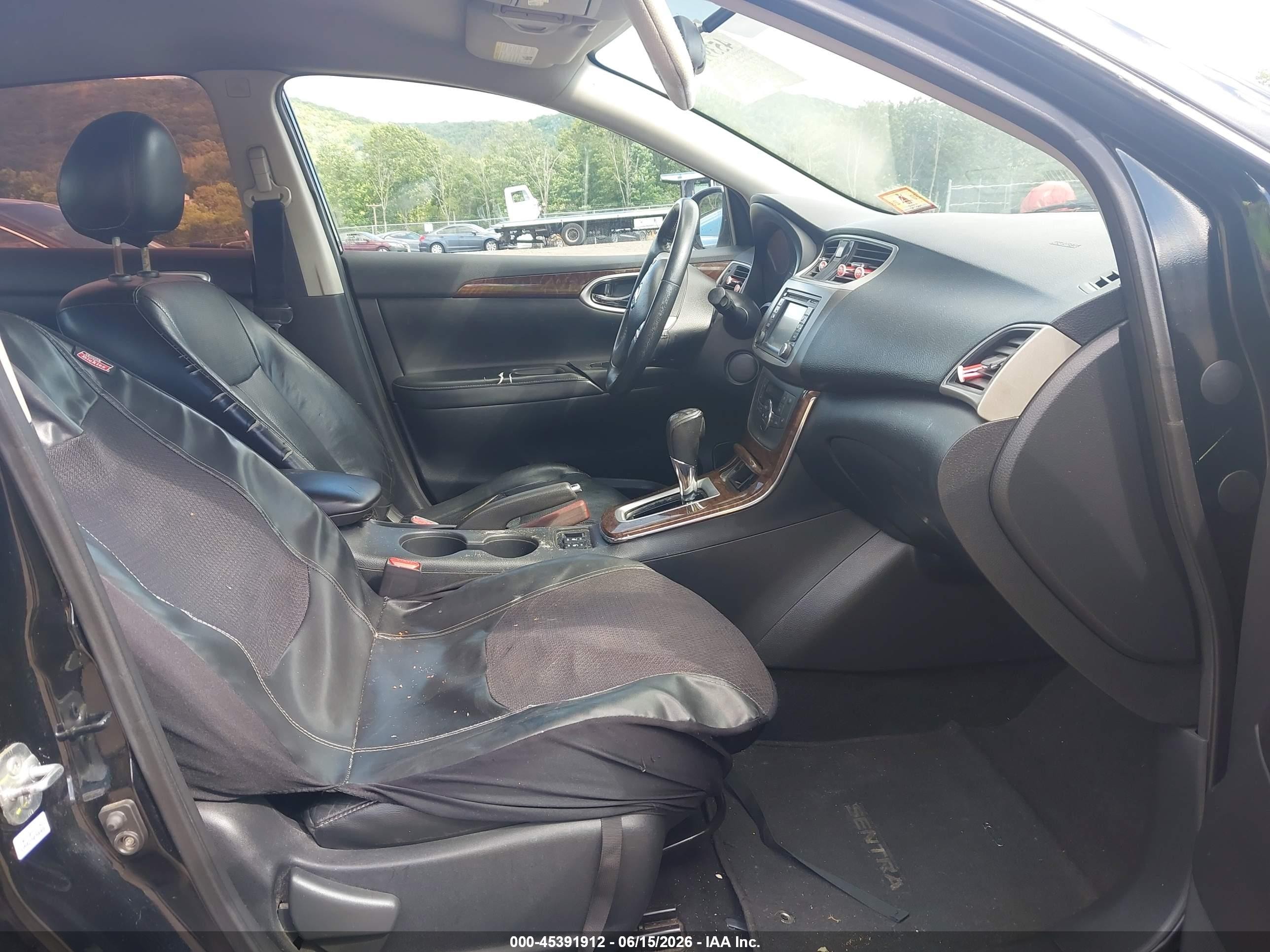 2014 Nissan Sentra Sl Черный vin: 3N1AB7AP2EY219948