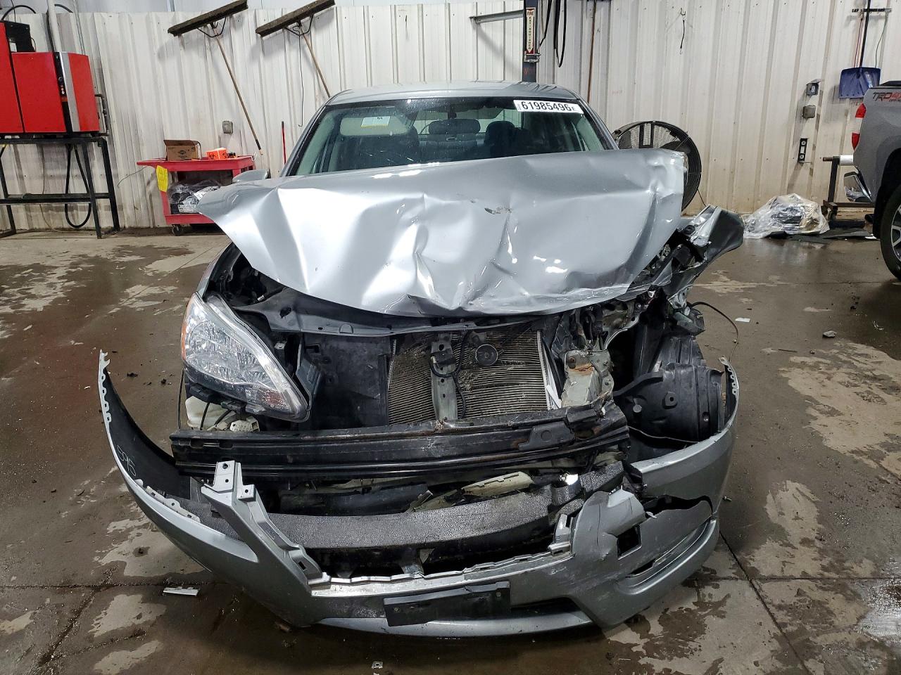 2014 Nissan Sentra Sv Silver vin: 3N1AB7AP2EY228438