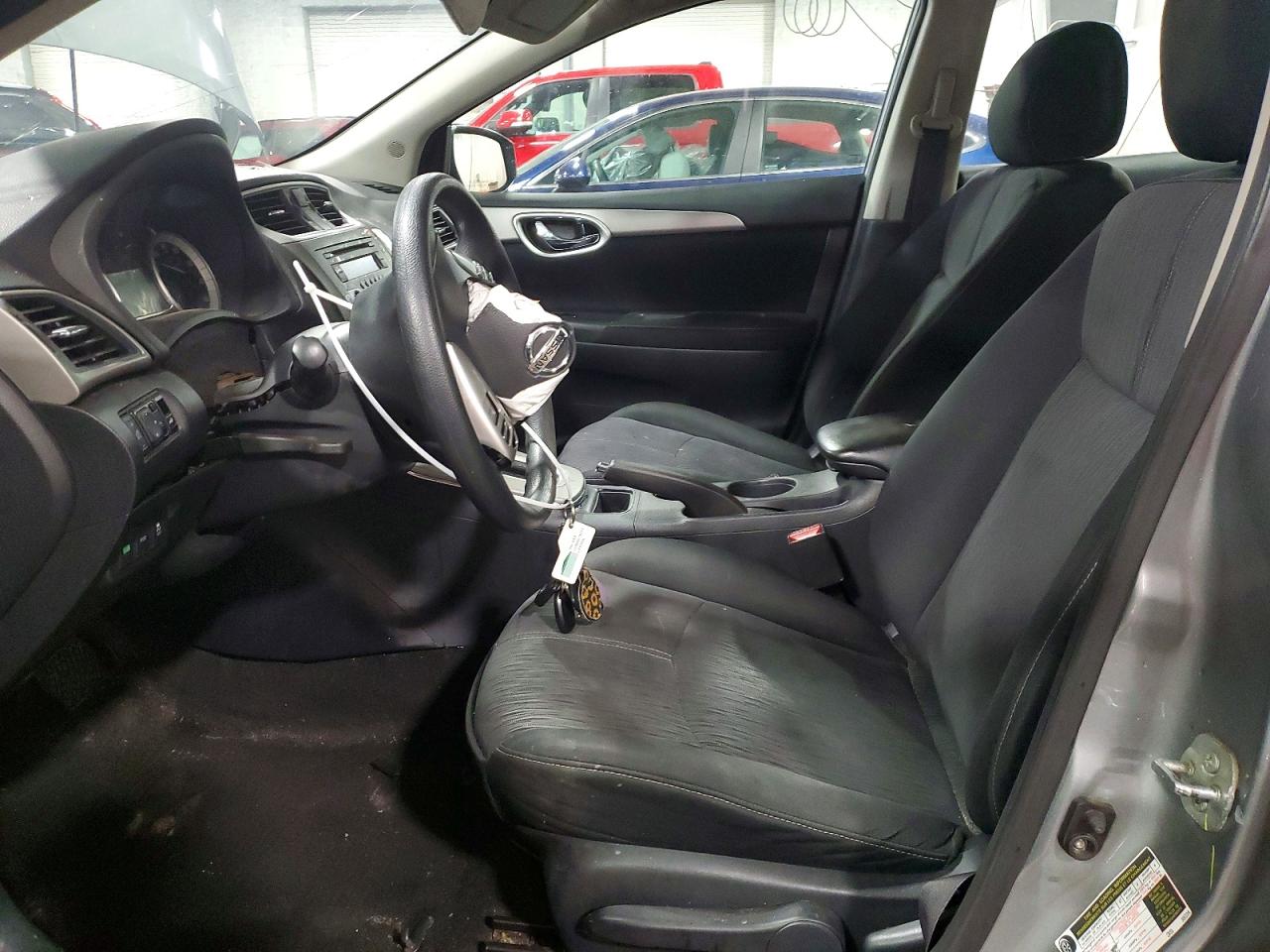 2014 Nissan Sentra Sv Silver vin: 3N1AB7AP2EY228438