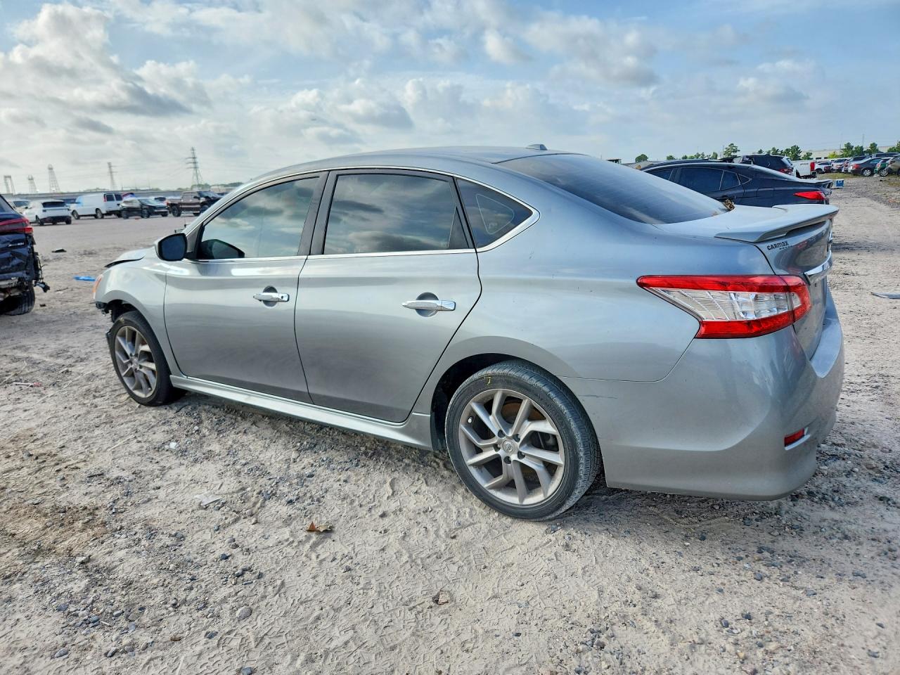 2014 Nissan Sentra Sr Silver vin: 3N1AB7AP2EY230612