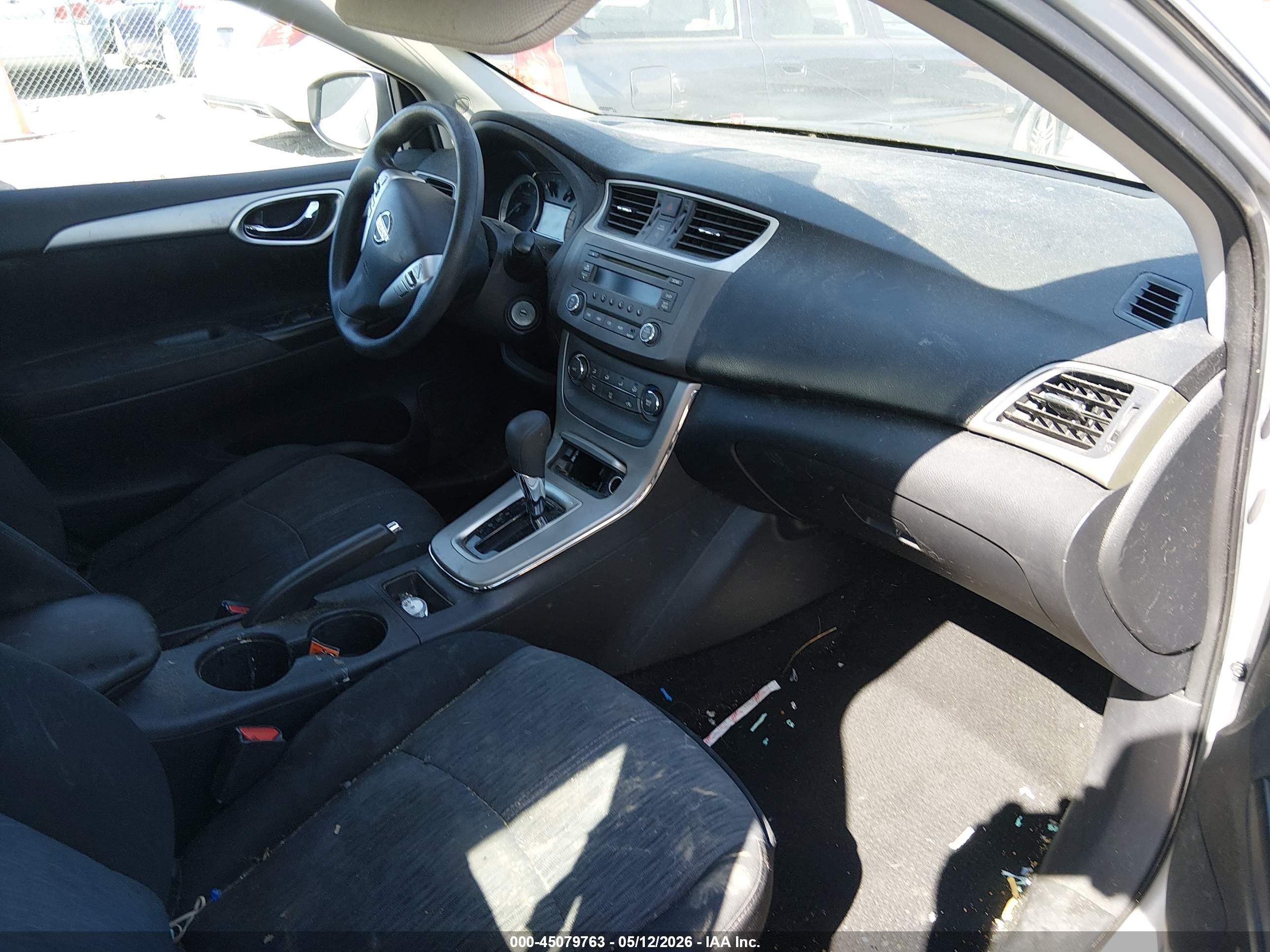 2014 Nissan Sentra Fe+ S/fe+ Sv/s/sl/sr/sv Silver vin: 3N1AB7AP2EY231730