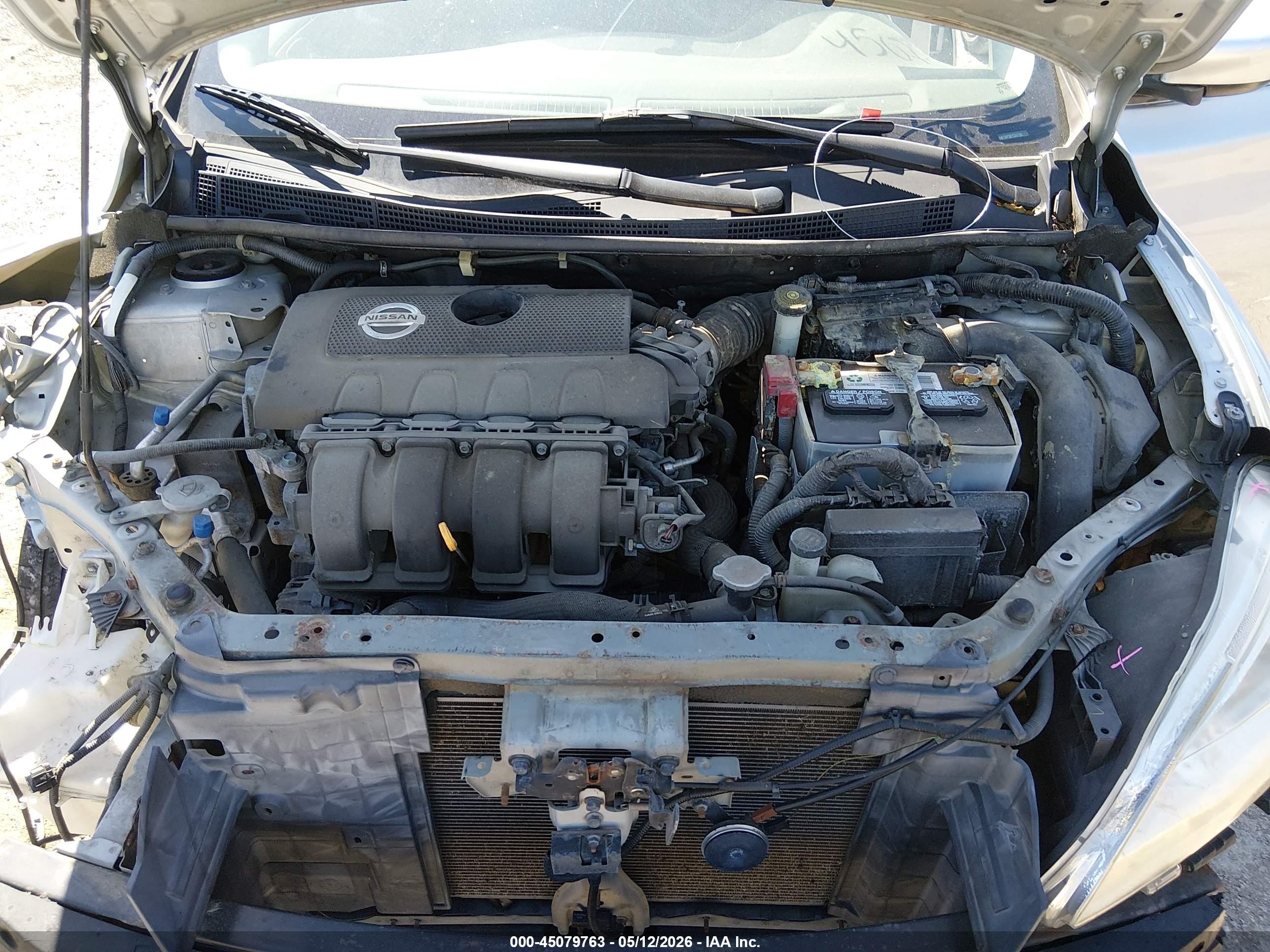 2014 Nissan Sentra Fe+ S/fe+ Sv/s/sl/sr/sv Silver vin: 3N1AB7AP2EY231730