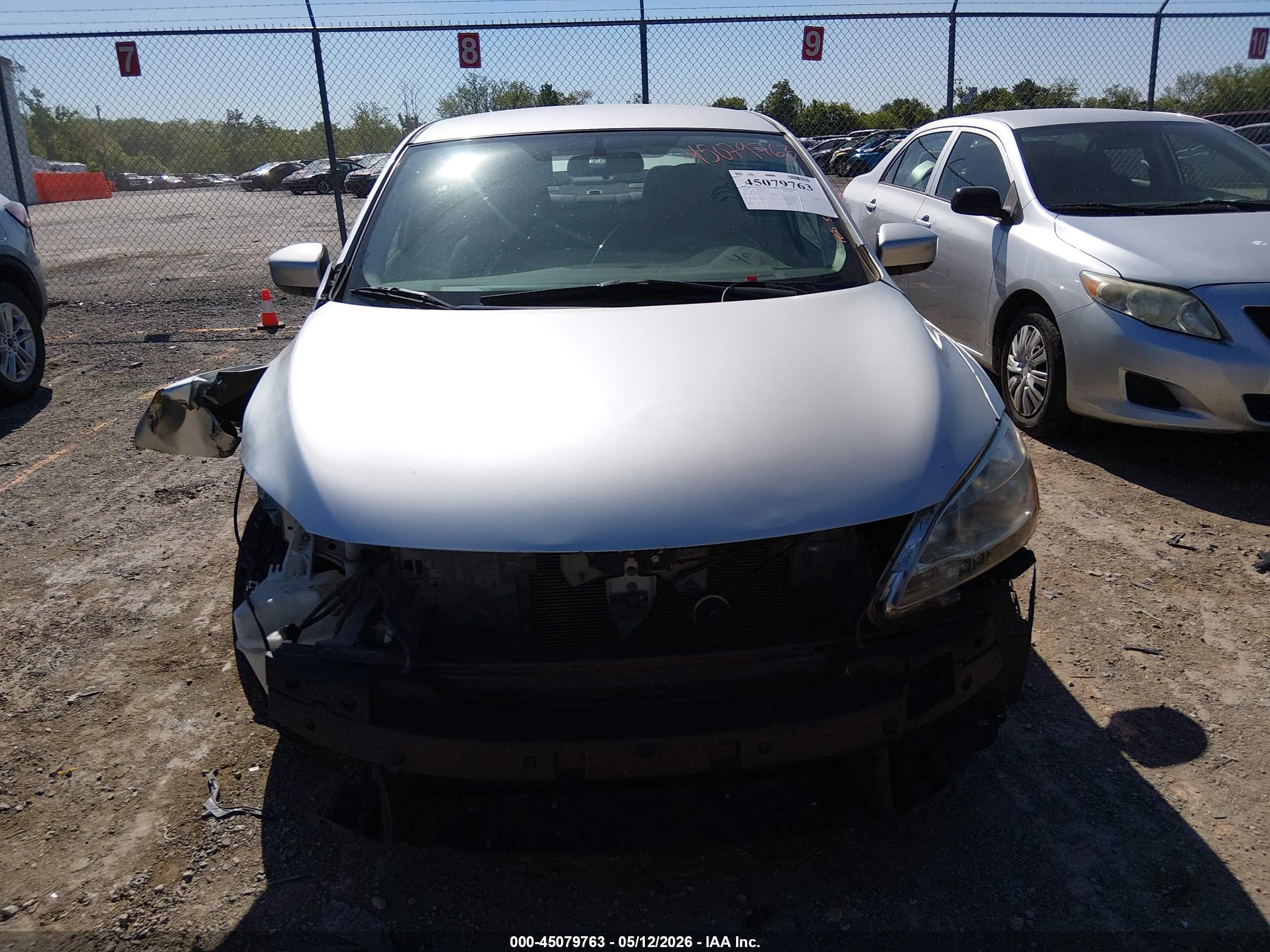 2014 Nissan Sentra Fe+ S/fe+ Sv/s/sl/sr/sv Silver vin: 3N1AB7AP2EY231730