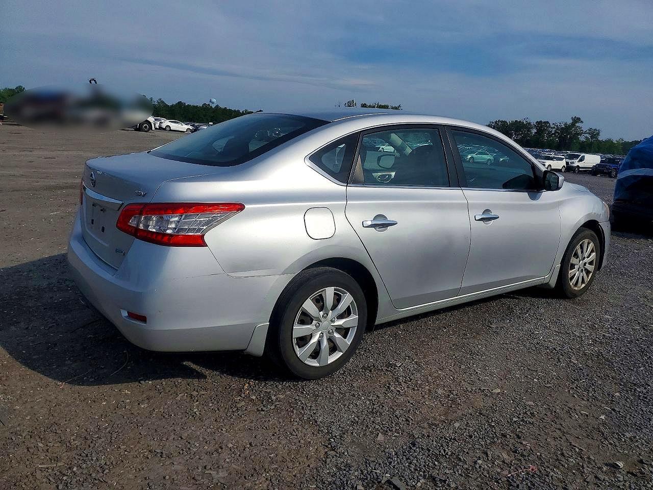 2014 Nissan Sentra Sv Silver vin: 3N1AB7AP2EY236166