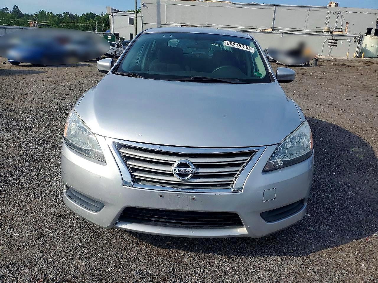 2014 Nissan Sentra Sv Silver vin: 3N1AB7AP2EY236166