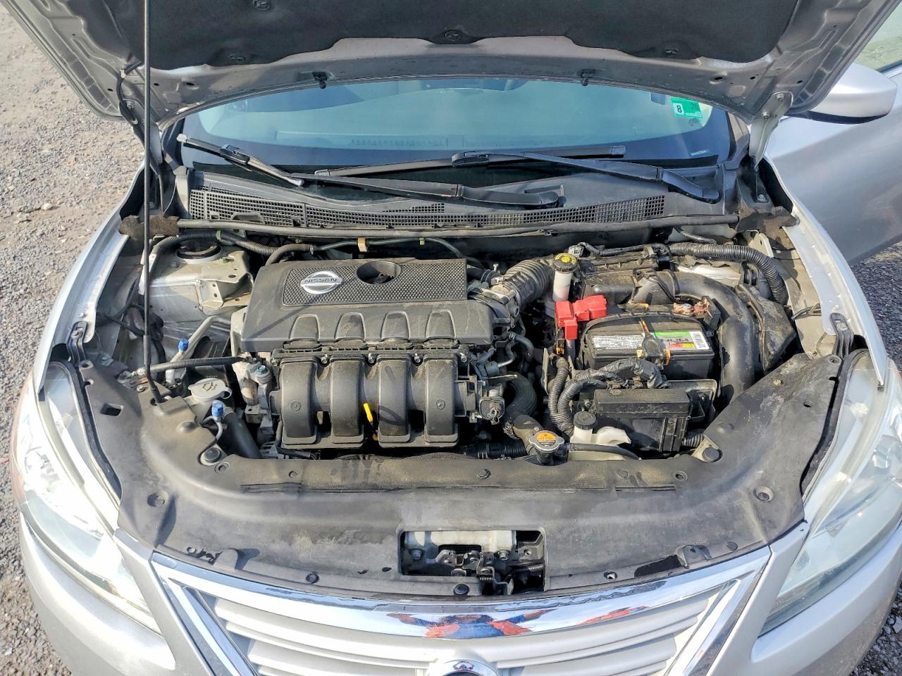 2014 Nissan Sentra Sv Silver vin: 3N1AB7AP2EY236166