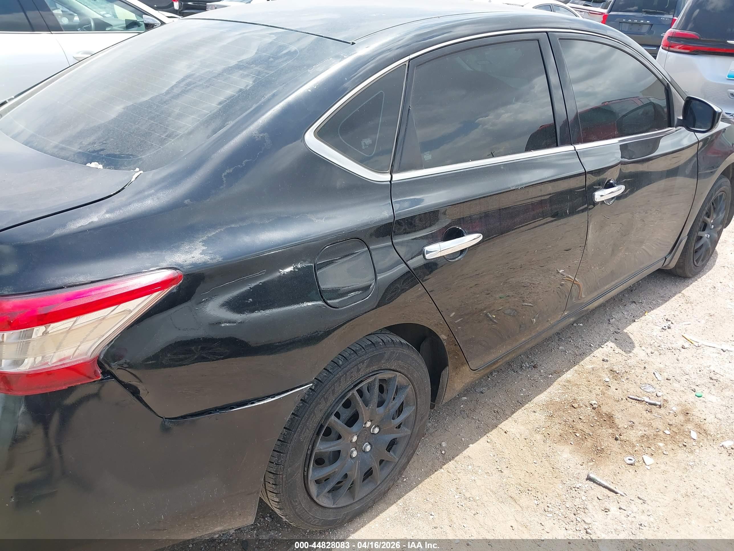 2014 Nissan Sentra Fe+ S/fe+ Sv/s/sl/sr/sv Black vin: 3N1AB7AP2EY238418