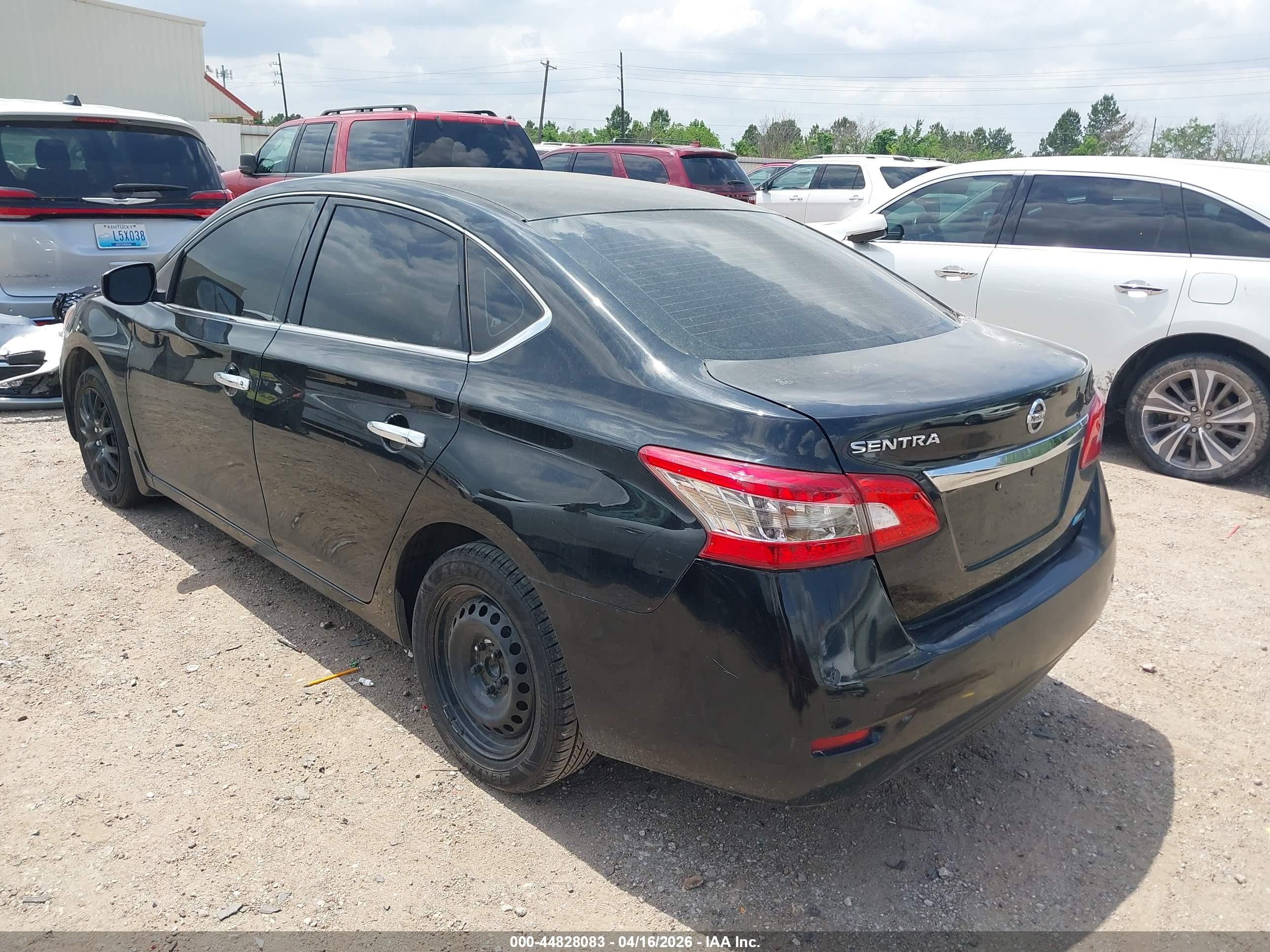2014 Nissan Sentra Fe+ S/fe+ Sv/s/sl/sr/sv Black vin: 3N1AB7AP2EY238418